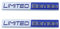 2 x Limitierte Auflage, Auto-Abzeichen, Aufkleber, passend für Auto, Motorrad, LKW (blau)