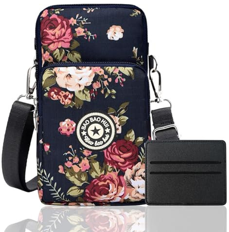 IJHYGD Sac Telephone Portable Femme Sacoche Femme Bandoulière Pochette Bandoulière Femme Sacoche Telephone Portable Sac Telephone Portable Pochette Telephone Portable Sacoche Avec Étui à Cartes