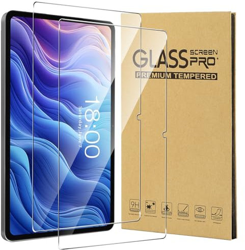 CONAPIKA 2 Pièces Protection Écran pour TECLAST T60, Dureté 9H, Anti Rayures, Sans Bulles, Ultra HD Claire Film Verre Trempé pour TECLAST T60