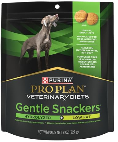 Purina Pro Plan Veterinary Diets Gentle Snackers Hydrolyzed Plus Low Fat Dog Treats - 8 oz. Pouch