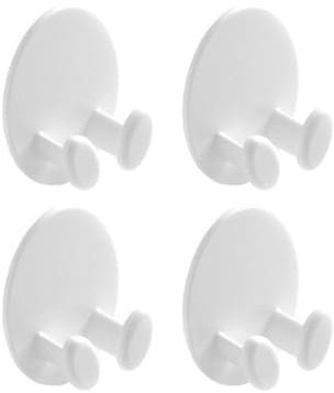 Enchufe sin clavos, 4 unidades, organizador de enchufe adhesivo, soporte de enchufe adhesivo, gancho para cables, ganchos