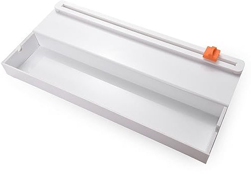 FUNFANG vinyl roll holder Vinyl Roll Holder with Trimmer for Cricut MAKER 3 and Cricut MAKER Support 38cm/14.96in Width of Vinyl Material DIY Craft Tool