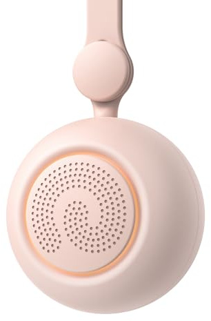Dreamegg Lite 1, Machine à Bruit Blanc Bébé Portable avec Veilleuse, Rose | 19 Sons Relaxants, Rechargeable, 30 Niveaux de Volume, 4 Minuteries, White Noise Machine pour Bébé, Voyage, Cadeau