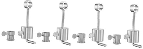 Milisten 4sets Rotisserie Balance Weight for Sturdy Electric Grill Spit Rod Outdoor Spit Weight Rotisserie Balance Grill Accessories for Bbq Racks