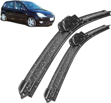 WangjunF Auto Frontscheibenwischer für Ford Fiesta 5 Hatchback 2003-2008 22+16,Scheibenwischer Ersatzblätter,Auto Ersatzblätter,Langlebiger Elastischer Silikonkautschuk