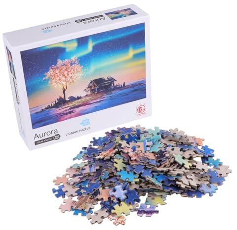 MOLUCKFU 1000 Stück Brückenpuzzle Für Kinder Puzzle Für Erwachsene Kinderpuzzle Für Frühes Pädagogisches Lernen