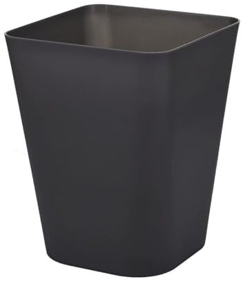 Sinoba Papierkorb 6102 Mülleimer Abfalleimer Papiereimer Kunststoff ideal für Kinderzimmer Büro Küche Höhe 29 cm 12L (Mokka)