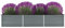 HOMTAKIE Lit Surélevé Acier Galvanisé 240 x 80 x 45 cm Gris Jardinière Pot de Fleurs