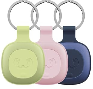 Fresh 'n Rebel Smart Finder - Funktioniert mit Apple Wo Ist? (IOS), Schlüsselfinder mit Lautsprecher, Smart Tag, IP67 Staub- und wasserdicht, (WG/PP/TB, 3-Pack)