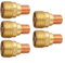 Brass Gas Lens Chuck Body Set for TIG Welders Includes Models 45V42 Through 45V45 (45V43)