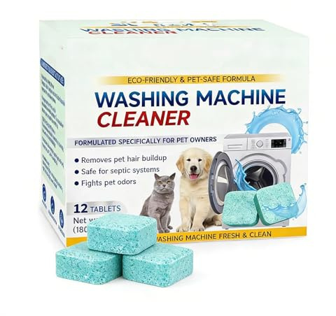 Prime Drum Washing Machine Cleaner -PrimeDrum PrimeDrum Eliminates Foul Odours, Mould & Pet Hair, for All Washing Machines (HE Included) | 12 Stück