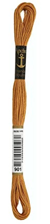 Anchor Stickgarne Anchor Sticktwist, Lauflänge: 8M 901