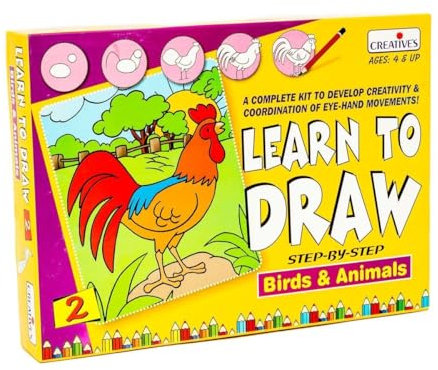 Creative Educational Learn to Draw Birds and Animals Creative Games