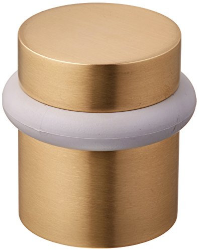 Baldwin 4505033 Universal Floor Bumper Door Stop, Vintage Brass