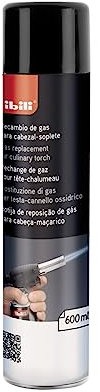Ibili Recambio DE Gas para Cabezal-SOPLETE, Stainless Steel