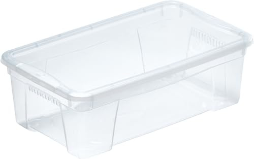 ROLLER Aufbewahrungsbox - mit Deckel - transparent - 6 Liter