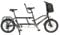 ECOSMO 20 New Folding City Tandem Bicycle Bike,7 Speeds, Dual Disc Brakes, Free Front Bag & Rear rack- 20TF01BL