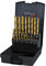 Ruko A250214TRO Spiralbohrer-Satz DIN 338 Typ N HSS-G TiN in Kunststoffkassette