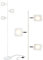 Brightech Tree Spotlight LED Floor Lamp - Very Bright Reading, Craft and Makeup 3 Light Standing Pole - Modern Dimmable & Adjustable Panels - Corner Lamp - White