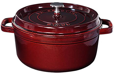 Staub Round Cocotte Pot 22 cm - Grenadine