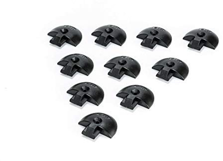 LoadCare Endkappen für Airlineschiene Zurrschiene (10, Schwarz)