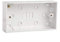 Enchufe de pared doble de 13 amperios y 25 mm, color blanco, 13 A