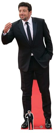 Star Cutouts Ltd CS825 Star Patrick Bruel Suit Lifesize Cardboard Cutout/Standee/Standup Perfect for Parties, Fans, Displays and Collectors Height 180cm Width 74cm