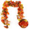 RECUTMS 2 Pack Artificial Autumn Fall Maple Leaf Garland, 5.8Ft/Piece Hanging Vine Garlands Artificial Autumn Foliage Garland Thanksgiving Decor for Home Wedding Fireplace Party Christmas