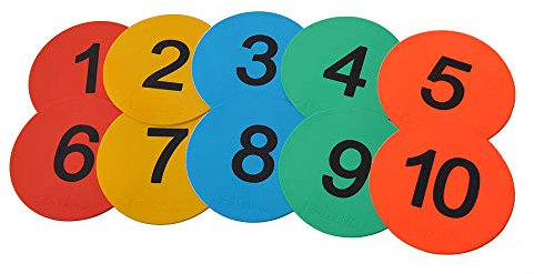 Eco Walker Flache Marker, 20 cm, nummeriert (Number 1-10)