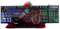 Marvo Scorpion CM409 4-in-1 Gaming-Starter-Set, kabelgebunden, mit Tastatur und Headset und Mauspad