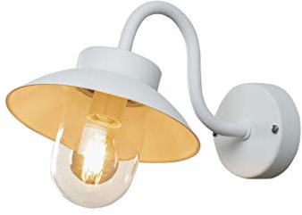 Konstmide Vega Mini Wandleuchte 417-250|Design Wandleuchte für Glüh- & Energiesparleuchtmittel| Weiß