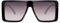 Cheapass Sonnenbrille Große schwarze Schildbrille in Übergröße XL mit dunklen Verlaufsgläsern und dicken Schläfen UV400 geschützt Party Festival Style für Männer und Frauen