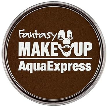 NEU Kinderschminke Karneval Aqua-Express Schminke auf Wasserbasis, 15g, Dunkel-Braun