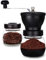 VIA CREMA Kaffeemühle Manuell, Handkaffeemühle Keramikmahlwerk. Coffee Grinder Manual Adjustable Ceramic Blades