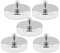 5 x Neodym Magnete Ø 32mm mit M6 Gewinde, 35kg Haftkraft Magnetsysteme, Runde Neodym Magnete mit Gewinde für Schrauben Öse oder Haken