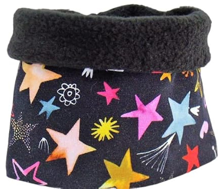 Hundeloop, Hundeschal, Baumwolljersey u. Fleece, Größe XS bis 30 cm Kopfumfang