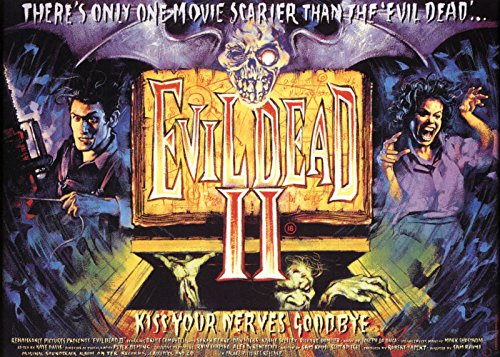 Evil Dead II 1987 Cult Vintage Horror Film Movie Poster Print (A4)