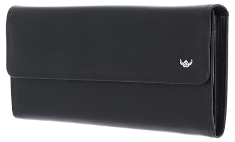 Golden Head Leder Geldbörse Polo RFID Protect Damenbörse 2088 Schwarz