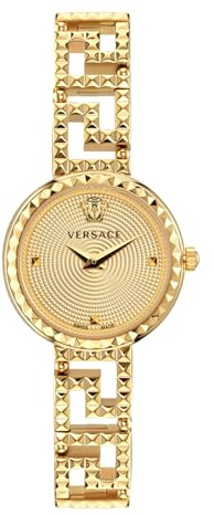Versace Damen Analog Quarz Armbanduhr Greca Goddess