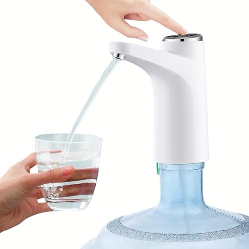 Pompa Elettrica Per Bottiglia D'acqua - Distributore D'acqua Intelligente Wireless, Pompa Automatica Per Acqua Potabile - Mini Distributore D'acqua con Rubinetto Per Camera da Letto, Ideale Per Bambin