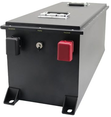 SSCYHT 48V 100AH 85AH Golf Cart Lithium Iron Phosphate Power Battery Large Capacity LiFePO4 Battery Tourist Car Lithium Battery Pack,48V100Ah