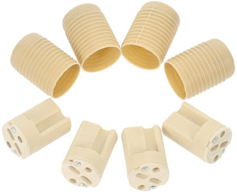 Uonlytech G9 Douille De Base De Lumière 4 Pièces Douille De Lumière En Plastique Support De Lampe Base Douille De Base D'ampoule Pour Lampes Halogènes Cfl