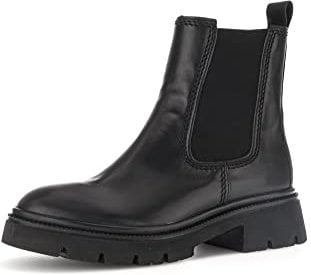Gabor Damen Chelsea Boots, Frauen Stiefeletten,Kurzstiefel,uebergangsschuhe,uebergangsstiefel,Schlupfstiefel,Winterschuhe,schwarz,35.5 EU / 3 UK