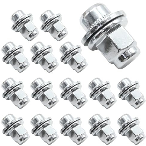 JUUDDENPARTS 20Pcs Carbon Steel Wheel Nuts Set, M12 X 1.5 Lug Nuts Replacement for Jaguar XF Series XK Series XKR Series F-Type S-Type X-Type XJ X350 X351 X358