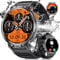 ESFOE Reloj Inteligente Hombre,1.85'' Grande Smartwatch Militar con LED Linterna,730mAh Batería,100+ Modos Deporte, IP68 Impermeable Smartwatch Hombre con Llamadas Bluetooth Wasap, Android iOS