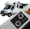 BLSYHDH Cuisinière à Gaz pour Camping-car, 2 Brûleurs, Puissance 1,8 KW, Panneau en Verre trempé, Table de Cuisson à Gaz Facile à Nettoyer pour Bateau, Caravane, Bateau,