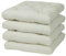 Viste tu hogar Pack 4 Cojines para Silla, 45x45x5 CM, Efecto Tridimensional, Relleno de 100% Poliéster, Ideal para Comedor, Terraza, Sala y Restaurante, Color Blanco, Fabricado en España