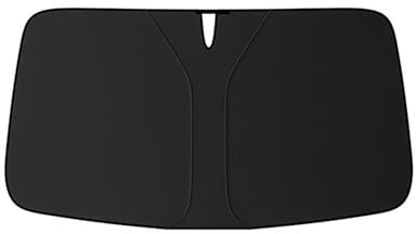 MBEIBEINB Parasol Coche Delantero para VW Golf V (Typ 1K) 2004 2005 2006 2007 2008, Parasol Plegable Protección Rayos UV Paraguas Parasol Coche Accesorios,Black