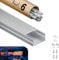 KOSOOM LED Schiene 2 m U-Form LED Profil 6 Stück, Weißer Lichtdiffusor aus PC, LED Diffusor Leiste Größe 17,4 x 7 mm, für Led Streifen mit Einer Breite von weniger als 12,4 mm, mit Montagezubehör