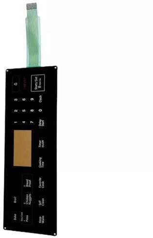 Membrane Switch Touchpad Replacement Part for Samsung DG34-00025A Range Oven, Black